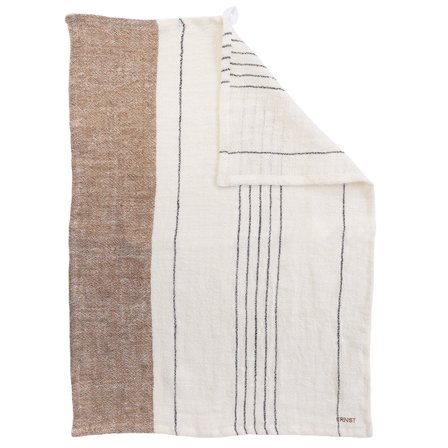 Ernst Viskestykke hør/bomuld 47x70 cm, hvid | KitchenOne