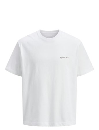 Jormarrakesh Back Tee Ss Crew Neck White Jack & J S