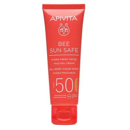 Apivita Bee Sun Safe Hydra Fresh Crema Gel Viso Colorata SPF50