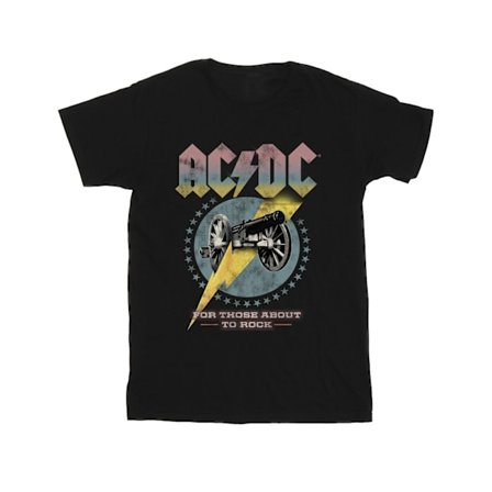 ACDC Girls For Those About To Rock Bomull T-shirt 12-13 År B