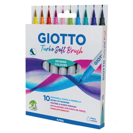 Giotto Turbo Soft Penselpenne Intense 10-sæt