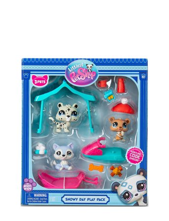 Littlest Pet Shop Littlest Pet Shop Snowy Day Play Pk - Multi/patterned - ONE SIZE