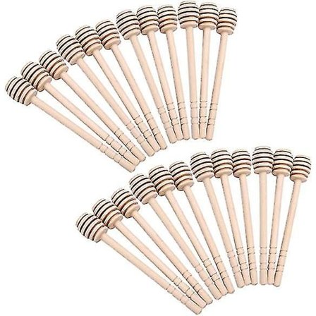 50 Trehoney-pinner for kjøkken, restaurant, omrøring, verktøy