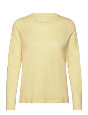 Soft Texture Long Sleeve Yellow Casall