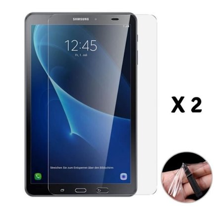 "2 kpl Samsung Galaxy TAB A6 10.1 2016 - Kestävä naarmuuntumaton muovinen näyttösuojus [Phonillico ]"