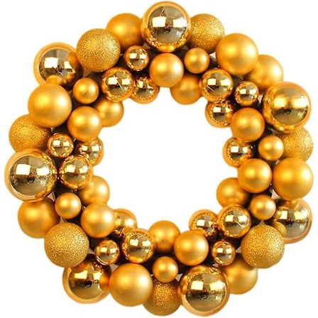 Julekrans Utendørs | Julekule | Julekuler Julehengende Dekorasjoner Dør Veggpynt Inngangsdør Kuler Krans Knusesikker