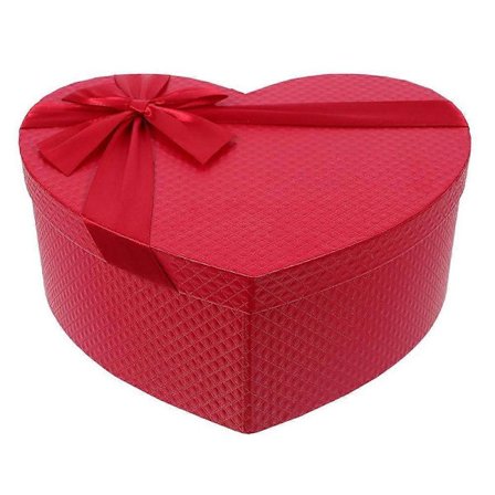 Hjärtformade lådor presentförpackning för Alla hjärtans dag Röd 31.00X24.50X12.00CM Papper 1 st