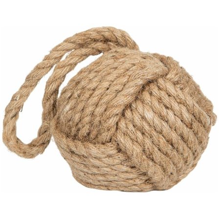Dørstopper Jute Knop 14x14x27cm