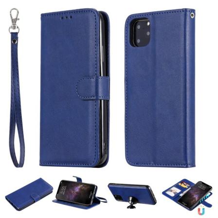 Iphone 11 Pro Max - Plånboksfodral / Magnet Skal - Blå Blue Blå