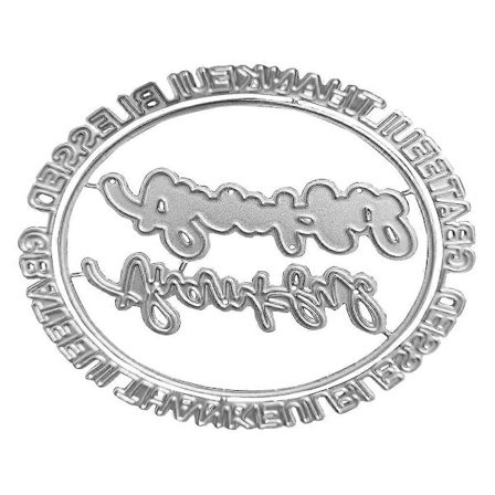 God Jul Metall Skärande Dies DIY Hantverk Kolstål Präglingsmall