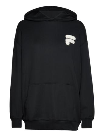 Catanzaro Elongated Hoody Hoodie Trøje Sort FILA