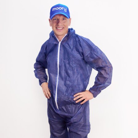 Kombinezon jednorazowy One-Size, niebieski, 1 sztuka - Jachtowa