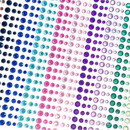 Vand Diamant Klistermærke Klæbende Ædelsten Smykker Ansigt Øje Negle Børn