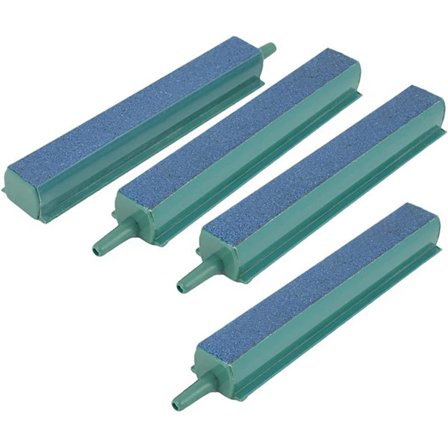 10 cm Akvarie Boble Bar - Plast Bobler med Base, Firkantet Iltspreder til Nano Luftpumpe, Lille Spand og Damme, Pakke med 4