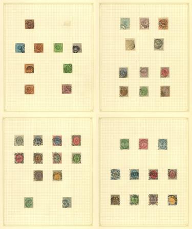 Danmark 1851-1962 - Samling i 1 album - Stemplet