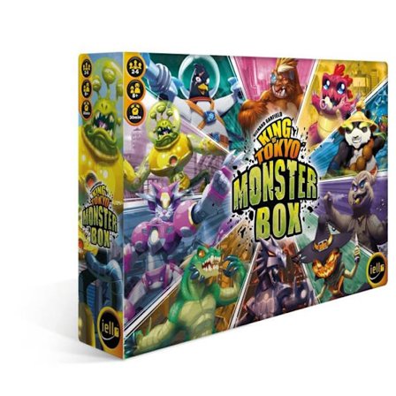 Sällskapsspel - brädspel Iello - 519093 - Kultspel, King of Tokyo Monster Box