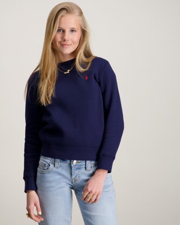Polo Ralph Lauren Fleece Sweatshirt Sininen Villapuserot Tytöt - Kids Brand Store