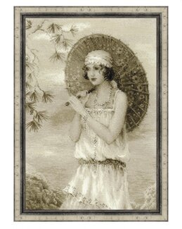 Brodeikit Billede Kvinde - Riolis