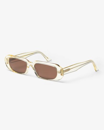 Sunglass 09 - Soft Yellow - Brown - One Size