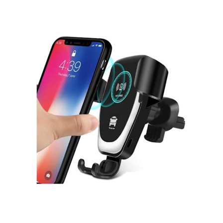 Billaddare utan gravitationssensor, svart