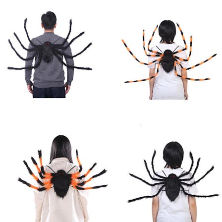 Halloween gigantisk edderkopp ryggsekk edderkopp Halloween kostyme innendørs utendørs hagefest Halloween dekor