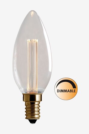 Globen Lighting - Lyskilde Laser LED Kron dimbar - Transparent - Lyspærer & glødepærer - Fra Homeroom