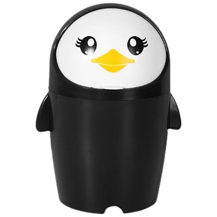 Penguin Mini Skraldespand til Bil og Hjem Soveværelse Kontor