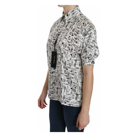 Dolce & Gabbana Casual Shirts , Wit , Dames , Maat: S