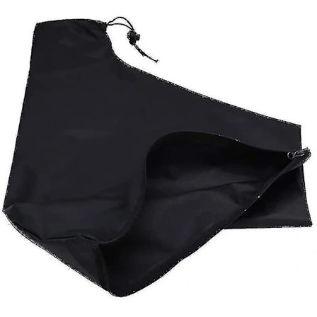 Elektrisk Løvblæserpose, Vakuum Shredder Pose til Løvblæsere Vakuum Lynlåspose, Sort, 44*35*60cm