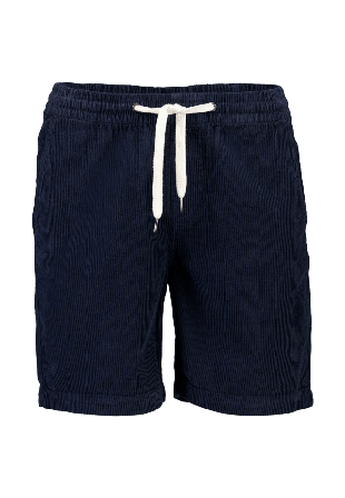 Lindbergh Corduroy Shorts Herr Blå L