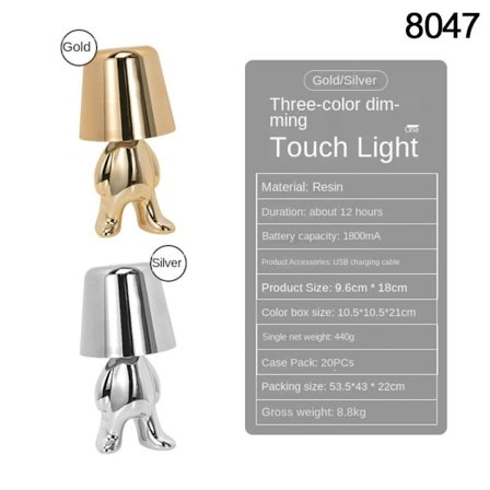 Bordslampa Golden Man 8047 8047