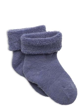 Ancle Sock Wool Socks & Tights Baby Socks Sininen Smallstuff