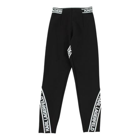 Karl Lagerfeld Leggings with Logo , Zwart , Dames , Maat: XS