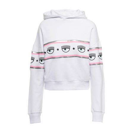 Chiara Ferragni Collection Hoodie Hvid, Dame