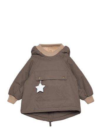 Mini A Ture Matbabywen Fleece Lined Winter Anorak. Grs Beige