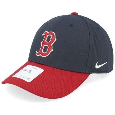 Nike MLB - MLB Blu adjustable Cappellino - Boston Red Sox Dri-fit Club Blue/Red Adjustable @ Hatstore