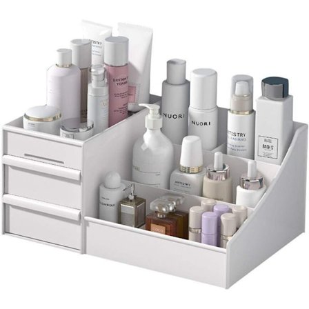 Makeup Organizer med skuffer - Countertop Organizer til kosmetik,