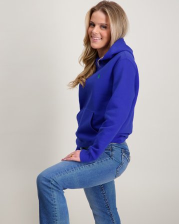 Polo Ralph Lauren Fleece Hoodie Blauw Hoodies Meisjes - Kids Brand Store