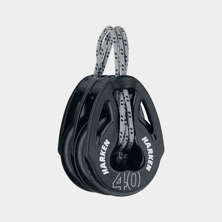 Harken 40mm T2 Soft-Attach Double Block (2150)