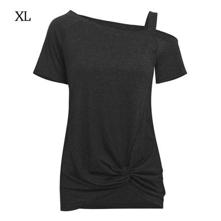 Dam T-shirt Kall Axel Kortärmad Twisted Cotton