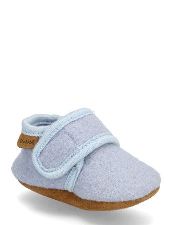 En Fant Baby Wool Slippers - Blue - 23