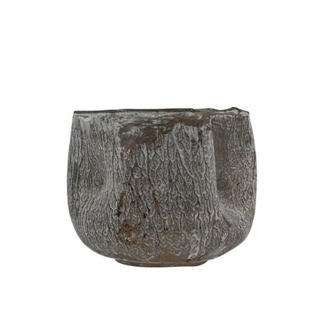 Lasinen tuikkukuppi, hunajakulta, 15x15x13 cm