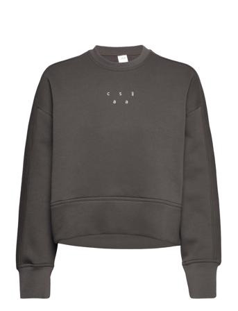 Boxy Crew Neck Sweatshirt Sweat-shirt Tröja Grå Casall