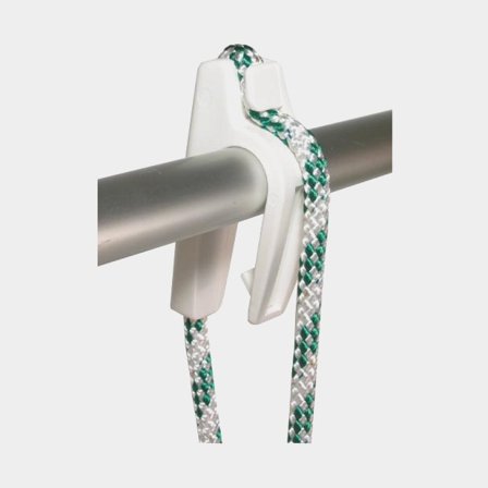 Fenderbeslag Fend-Fix XL, passer rør (Ø20 - 25 mm), til Ø4 - 8 mm fenderliner, hvid, 2-pak