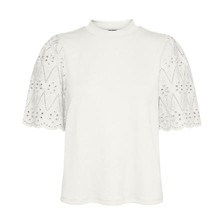 Vero Moda - T-shirts - Vit - Dam - Storlek: L, Dam, Storlek: L