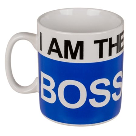 Out of the Blue Stoneware Mug - I am the Boss