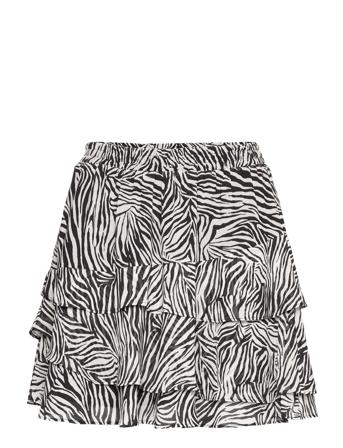 Zebra Flnce Skirt Kort Skjørt Multi/mønstret Michael Kors