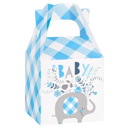 Babyshower Elefantti Lahjarasia Sininen