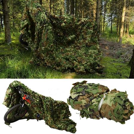 3 x 5m metsästysammunta piilo armeijan sotilas viidakon naamiointiverkko Paitball CS-peliin