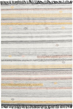 Dywan Wełniany Ragna Wielobarwne/Szary